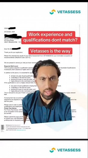 VETASSESS skills assessment outcome ✅ #skillsassessment #vetassess #australia #studyinaustralia | Student Guide Australia