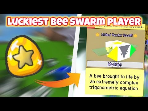 Reacting to the LUCKIEST Players in Bee Swarm Simulator!