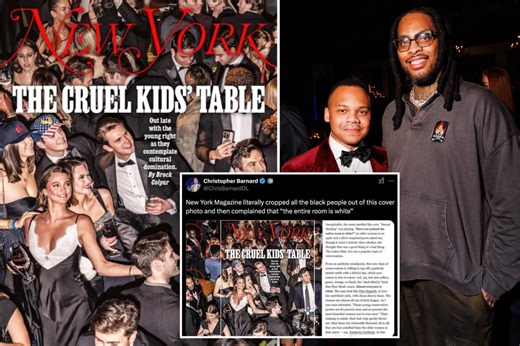 NY Magazine ripped for cropping black people from Trump party cover photo — claiming 'almost everyone is white'