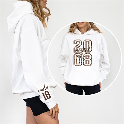 Custom 18th Birthday Sweatshirt, Birthday Gift, Personalized 2008 Name Hoodie, 18th Birthday Hoodie - Etsy