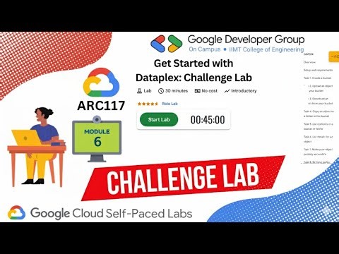 Dataplex Challenge Lab (ARC117, Module 6)Get Started with Google Cloud Storage & Dataplex in 30 Mins