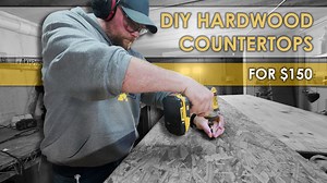 Ever think you could make a hardwood countertop out of OSB and maple? I wanted something simple and warm for the pub, so I built this on a budget. OSB as the base, maple plywood on top, a solid maple end cap doweled in with oak. About a hundred and fifty bucks total. | Eagcreate