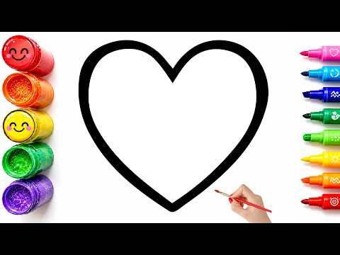 How to Draw a Cute heart | Easy Step by Step Drawing Tutorial