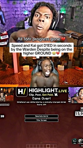 Get paid to post clips, link in bio | Speed and Kai got D1ED in seconds by the Warden 😭💔