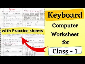 Keyboard - Computer Worksheet for Class 1| Class 1 Computer Worksheet | Computer Class 1| Keyboard