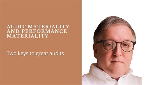 Audit Materiality and Performance Materiality: How to Use Them | Charles B. Hall, CPA, MACC