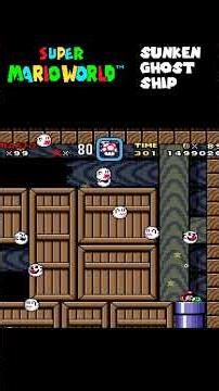 Super Mario World Sunken Ghost Ship