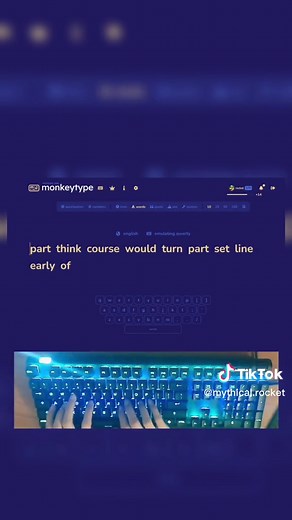 400 WPM!?! #monkeytype #typing #speedtyping #keyboard #asmr