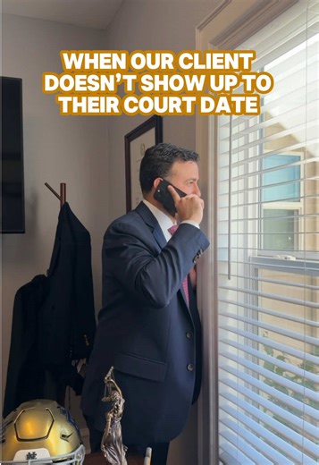 Every lawyer’s least favorite question: “Where is the client?”😅 Missing court can create serious consequences. Staying on top of your court date can save you a lot of trouble. If you need a legal team that can guide you through the process and help protect your case, call The Ricky Rod Law Group. 📞 956-335-5555 #rickyrodlaw #courtdate #lawyerlife #rgv #legalhelp