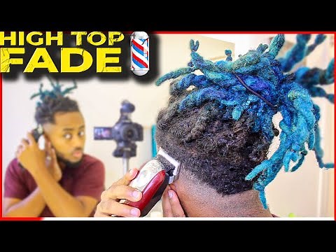FULL Dreadlock High Top FADE Self Cut for BEGINNERS