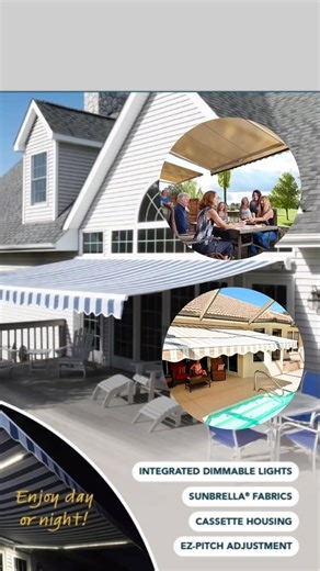 Uncover the amazing 5 benefits of retractable awnings from Discount Blinds LLC! 🌞 1. Improved shade 2. Energy-efficient 3. Flexible design 4. Enhance curb appeal 5. Easy operation Upgrade your patio today! #HomeImprovement #Awnings