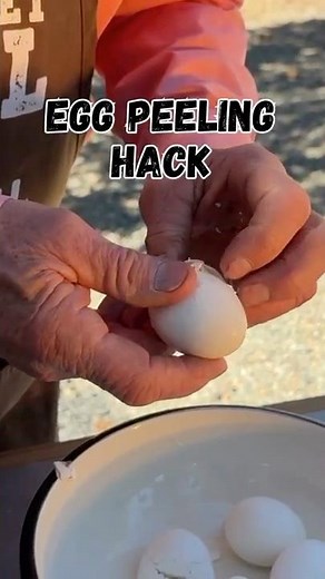 The Best Egg Peeling Hack!