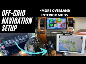 ULTIMATE OFF-GRID NAVIGATION SETUP | GX470 Ohana Rig Supply Mount + More OVERLAND Interior Mods
