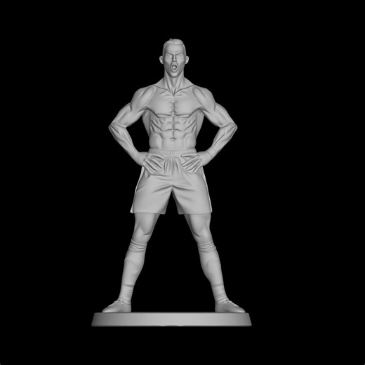 Cristiano Ronaldo Inspired STL File 3D Print Model - Etsy