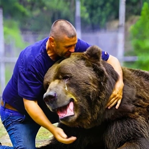 780K views · 5.6K reactions | Teary-eyed bear mama guides guy to her...