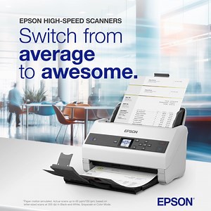 6.1K views · 23 reactions | Get solid performance for your busy workgroup with the fast and robust DS-870 document scanner. Learn how Epson’s award-winning, hardworking high-speed duplex scanners blaze through document stacks https://bit.ly/4hqNNQF | Epson | Facebook