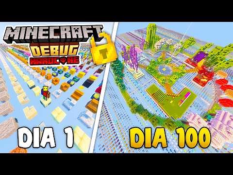 Sobreviví 100 Días en el MUNDO OCULTO de MINECRAFT 🤫🔒