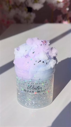 BlushingBB Slimes 💖 | our slime shop just restocked at blushingbbslimes.com! 💖 ♡ 🌨️🌙 winter moon mist 🌙🌨️ ♥ type: fishbowl-bingsu x icee “float” ♥ add-ins:... | Instagram