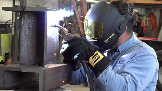 16K views · 163 reactions | Looking for flux-core wire that performs in all applications? Check out this video to see why Farm Fabrication owner Dave Rubin trusts Dual Shield 710X-M for his business. Learn more about the entire line of Dual Shield X-Series wire at esabx.com. | ESAB North America | Facebook