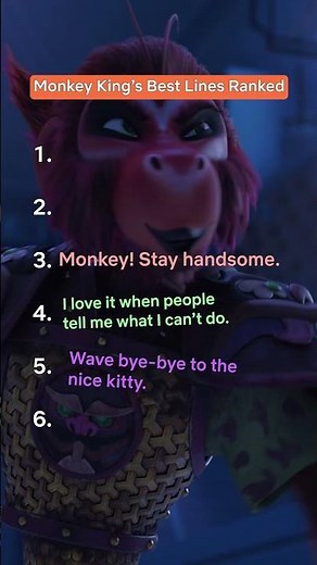 The Monkey King's Best Lines Ranked 🙊