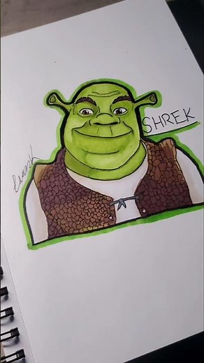 Shrek | All Star - Smash Mouth #drawing #shrek