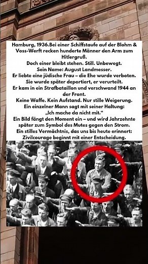 Der Mann, der sich weigerte zu grüßen – Wahre Geschichte des Mutes #inspiration #love #geschichte