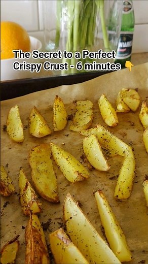Oven-Baked Potatoes | Golden Crust, Soft Inside 🤤 #potatoes #recipe #easyrecipes #ovenbakedpotatoes