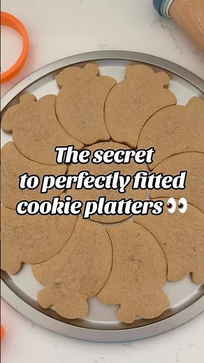 The secret to perfectly fitting cookie platters 👀