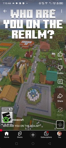 who are you in realms #minecraft