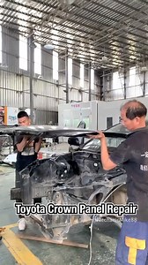 Toyota Crown Panel Repair. #auto #mechanic #mechanicmike #automotive | Mechanic Mike