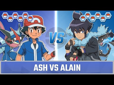 Kalos League - Final: Ash vs Alain