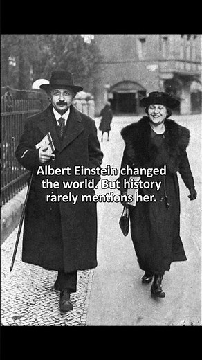 The Woman History Forgot Behind Einstein #historyshorts #womenshistory #sciencehistory