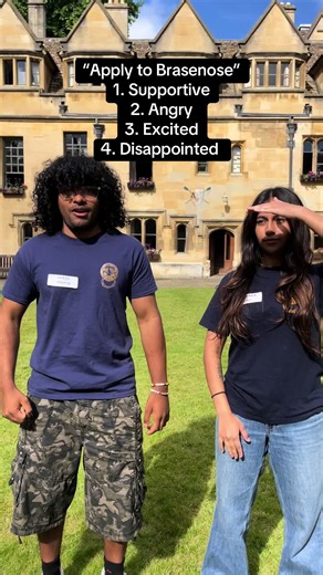 If you can’t tell, we want you to apply to Brasenose! #oxford #openday #fyp #uni