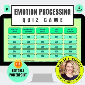 Emotion Processing Quiz Game | Therapy Game Show for Teens & Pre-Teens