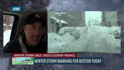 1.3M views · 17K reactions | 40 inches of snow in 10 days creates EPIC snow piles in Boston. Look at this video from meteorologist Jim Cantore Monday. | The Weather Channel | Facebook
