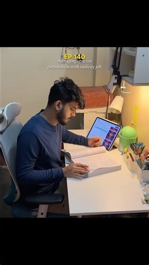 📚UPSC Study Vlog #shorts | Railway To UPSC CSE | MOTIVATION🦍