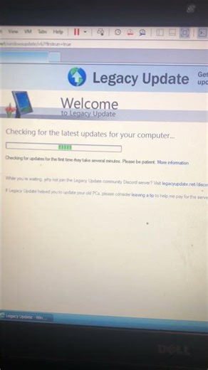 Legacy update in windows xp