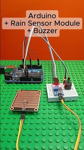Arduino Rain Sensor Alert 🌧️ | Buzzer Turns ON When Rain Detected!