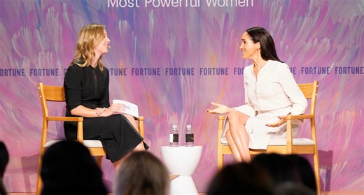 Meghan Markle’s Monogrammed Bag Nods to Her Royal Title