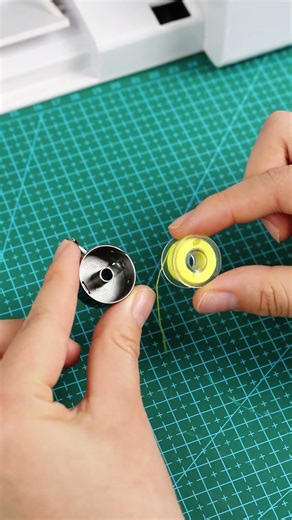 Front bobbin loading = EASY. #sewing #diy #sewingmachine #bobbin