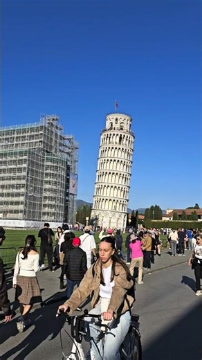 比薩斜塔會不會倒😲？#旅行 #世界奇蹟