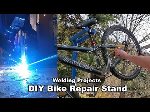 How To Build Your Own Bike Repair Stand (DIY METAL SHOP PROJECT)
