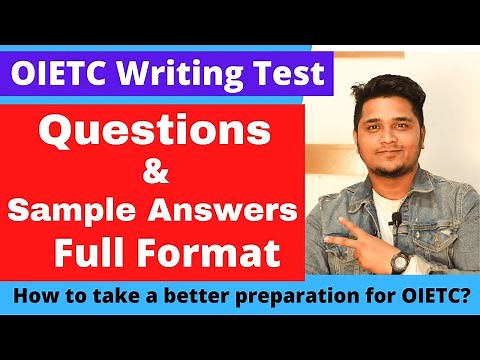 OIETC Essay Writing : Most Common Questions & Sample Answer.