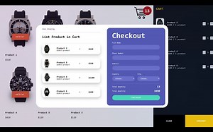 使用HTML、CSS和Javascript创建购物车和结账页面