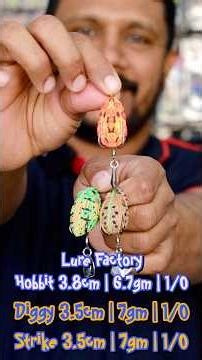 🔥 Thailand Handmade Frog Lures at Just ₹345 | Hobbit, Diggy & Strike Snakehead Killer Frogs 🐍🎣