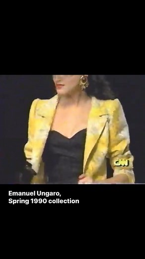 Emanuel Ungaro, Spring 1990 collection | Runwaymodel