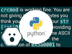 Calculating CRC16 in Python