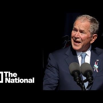 George W Bush warns of 'violence within US' during 9/11 speech
