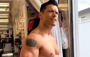 Mark Consuelos Shows Off Ripped Body Again on KJ Apa’s Instagram!