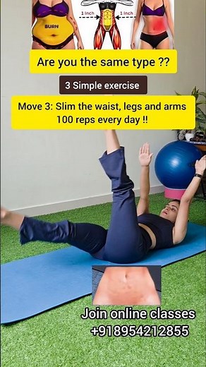 3 Best Exercises to Reduce Belly Fat Fast! 🔥 #bellyfat #weightloss #fitness #shorts #fatloss #viral